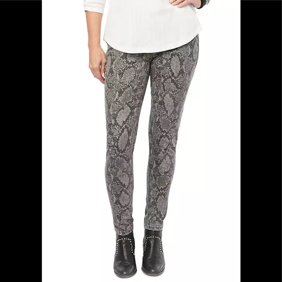 Democracy Absolution snake print skinny jeans Sz6 - Picture 1 of 9